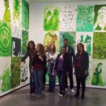 Actividad visita a museo para aprender lengua y cultura española.